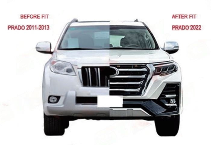 کیت بدنه پرادو 2011-2017 به تویوتا پرادو 2020...