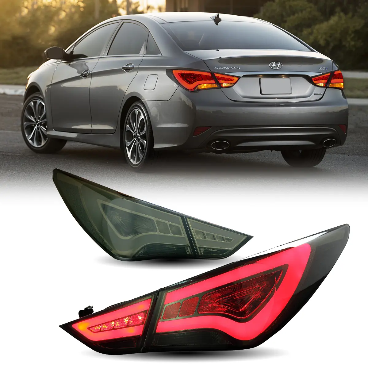 جفت چراغ اسپرت عقب سوناتا 2014-2011